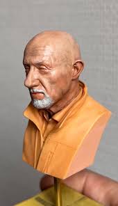 WIP. Mike Ehrmantraut, 3D print by Sid Naique, 200mm