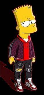 Bart Simpson Gucci Lakenzie Nike Wallpaper Bart Simpson Bart Simpson Art Bart