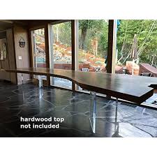 Acrylic V S Or Boomerang Dining Table Bases 2 Clear Lucite Plexiglass 29 High Walmart Com In 2020 Dining Table Bases Table Base Dining Table