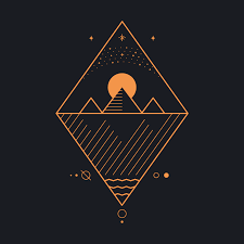 Osiris Thepapercrane S Shop Pyramid Tattoo Triangle Art Geometric Nature