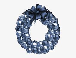Add a bow for the final holiday touch. Christmas Wreaths Blue Christmas Wreath Png Png Image Transparent Png Free Download On Seekpng