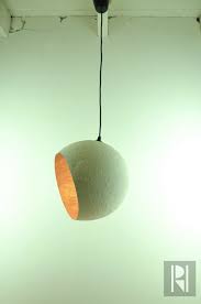 Papier Mache Und Gips Eierschale Lampe Von Roughhandsthehague Lamba Avizeler Abajur