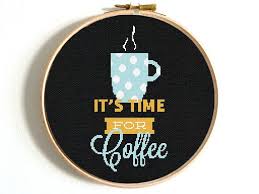 Looking for an advice video on how to design cross stitch patterns? Modern Cross Stitch Pattern Coffee Cross Stitch Quote Coffee Etsy Cross Stitch Funny Cross Stitch Patterns Stitch Quote