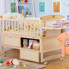 Buffed edge avoids the problem of peeling table edges. China Assemble New Zealand Pine Solid Wood Furniture Baby Bed With Drawers China Baby Beds With Drawers Baby Bed Furniture