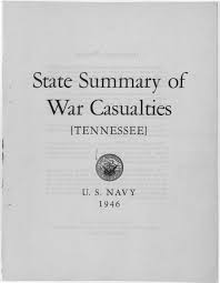 State Summary of War Casualties