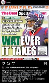 Deshaun watson is currently in the midst of battling 19 sexual assault lawsuits. ð™…ð™€ð™ð™Ž ð™ˆð™€ð˜¿ð™„ð˜¼ On Twitter Deshaun Watson Liked A Post On Instagram Of Him On The Cover Of Nypost About How The Jets Need To Pursue Him