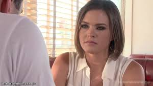 Motel owner James Deen bound big boobs brunette detective Krissy Lynn and  with big cock fucked her throat in bed then outdoors whipped her - XNXX.COM