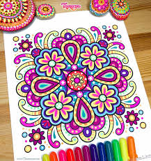 • back to coloring pages index. Easy Mandala Coloring Pages Set Of 12 Printable Mandala Coloring Pages By Thaneeya Mcardle Thaneeya Com