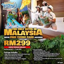 Sekadar nak tengok bagaimana rupanya tempat ini, yang ramai orang dok sebut. Lost World Of Tambun Tawar Pakej Penginapan Tiket Taman Tema Bermula Rm299 Untuk 2 Orang Pemburu Tiket Murah