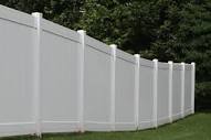 Vinyl Privacy Fence - 6 ft - 2 in x 7 in Smooth Rail Cambridge ...