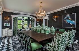 Sun princess regency dining room: Ethan Allen Spotlights Hollywood Regency Style In This Dining Room