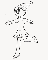 Elf On The Shelf Coloring Page Enjoy Coloring Christmas Coloring Pages Coloring Pages For Girls Coloring Pages For Kids