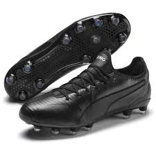 Black And White Soccer Cleats Puma King Pro Fg Triple Black Soccerpro Football Boots Authentic Boots King Pro