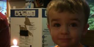 This Adorbs Boy Struggles Hard When Trying to Blow Out His Candle