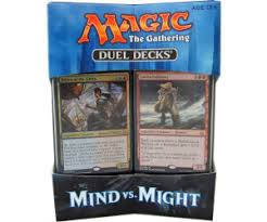 The gathering is fueled by each player's deck of cards, which constitute the resources that player can call upon to battle their opponents in any given game. Magic The Gathering Duel Deck Mind Vs Might Englisch Ab 17 69 Preisvergleich Bei Idealo De