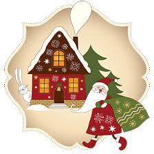 Coloriage en ligne traineau du pere noel gratuit 9563 noel. Sticker Dessin Maison Pere Noel Tenstickers