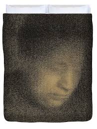 Madame Seurat Duvet Cover by Georges Pierre Seurat