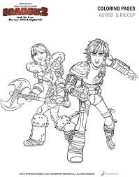 How To Train Your Dragon 2 Coloring Page Astrid And Hiccup Train Coloring Pages Dragon Coloring Page How Train Your Dragon