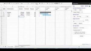 Project Management Using Google Sheets For Wbs Breakdown And Gantt Chart