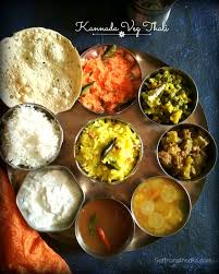 Karnataka Veg Thali Kannadiga Oota South Indian Meal Series Recipe Veg Thali South Indian Thali Food