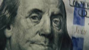 Vintage Dollar Bill Close Up Texture