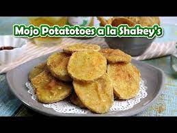 Mojo Potatoes Recipe A La Shakey S Crispy Mojo Potatoes Recipe Shakey S Style Youtube Recipes Potato Recipes Mojo Potatoes