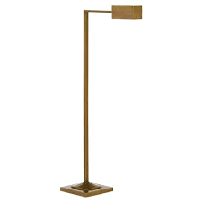 Frieda Industrial Modern Gold Metal L Shaped Floor Lamp Floor Lamp Brass Floor Lamp Lamp