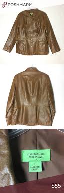 John Carlisle Leather Jacket L Brown Vintage Style Vintage Fashion Leather Jacket Clothes Design