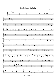 The righteous brothers, il divo and 11 more. Unchained Melody Sheet Music Unchained Melody Score Hamienet Com