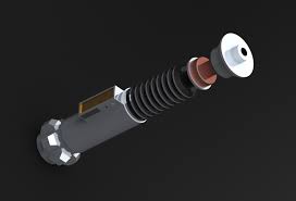 Discover 48 free lightsaber hilt png images with transparent backgrounds. Luke S Lightsaber Hilt From Rotj 3d Cad Model Library Grabcad