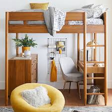 They might come in a traditional or if you are looking for a twin loft bed with a long workstation that offers a modern feel with a perfect. West Elm X Pbt Mid Century Loft Bed Pottery Barn Teen