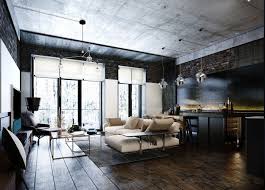 Instead of painstakingly covering up ductwork, pipes, and original brick walls, industrial design showcases and. Industrial Style 3 Modern Bachelor Apartment Design Ideas Roohome