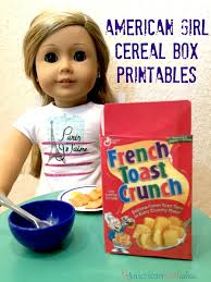 Buckwheat is the favorite breakfast. American Girl Cereal Boxes American Girl Ideas American Girl Ideas