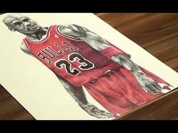 Nba detroit pistons logo stencil. Michael Jordan Drawing Chicago Bulls Demoose Art Youtube