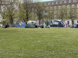 Pictures: Extinction Rebellion pitch illegal camp