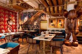 a french fine dining restaurant with a bohemian twist restaurant lounge restaurant design cafe design
