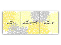Live Laugh Love Instant Download Bath Art Bedroom Wall Art Etsy In 2020 Grey Wall Decor Yellow Wall Decor Living Room Decor Yellow And Grey