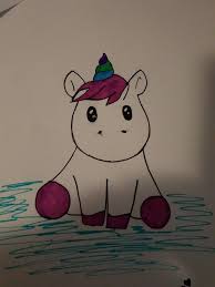 Comic Einhorn Drawings Art Wallpaper