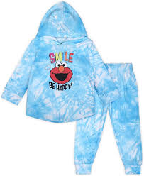Amazon.com: Sesame Street Elmo Girls Hoodie and Pants Set for Infant and  Toddler: Clothing, Shoes & Jewelry