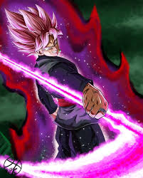 In the anime, super saiyan rosé is simply the standard super saiyan form for goku black, and it matches super saiyan blue in strength.34 however, the manga states the form is the equivalent to super saiyan. Goku Black Rose Form Anime Dragon Ball Super Anime Dragon Ball Goku Dragon Ball Super Artwork