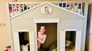 Be sure to get the plans over at ana's site here. Pottery Barn Kids Playhouse Loft Bed Review Youtube