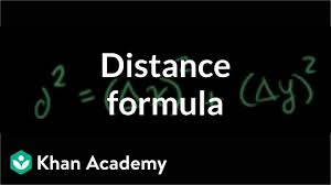 Distance Formula Analytic Geometry Video Khan Academy