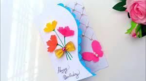 First, fold your paper in half and crease along the fold. Beautiful Birthday Pop Up Card Idea Handmade Birthday Card Easy Complete Tutorial Youtube