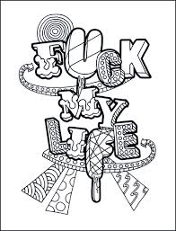 Print online or download for free! Free Printable Coloring Pages For Adults With Swear Words