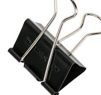 Black Binder Clips 12 Pack Black Bulldog Foldback Binder Clips - 15mm To  51mm Sizes, Metal Office & Stationery Supplies Black Office Binders & ...