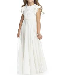 Modeldress Simple Chiffon Flower Girls Dress First Communion Dress At Amazon Women S Cl Chiffon Flower Girl Dress Flower Girl Dresses Bridesmaid Dresses Online