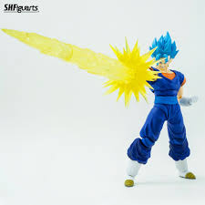 The figure stands just under 6″ tall. Here S A Few Extra Shots Check Out S H Figuarts Super Saiyan God Super Saiyan Vegito Super In Package Premium Bandai Usa Pre Orders Only Open For A Short While Longer Don T Miss Out Https P Bandai Com Us Item N2507787001001