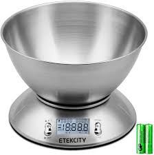 The search engine that helps you find exactly what you're looking for. Amazon Com Etekcity Food Scale With Bowl Timer And Temperature Sensor Digital Kitchen Weight For Cooking And Baking 2 06 Qt Silver Home Kitchen