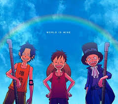ace lufy and sabo one piece meme anime one piece anime