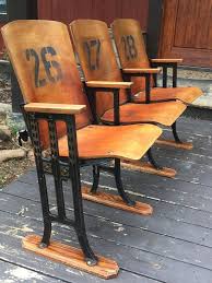 Vintage Theatre Chairs Theater Chairs Old Church Pew Church Chairs Entryway Bench With Back Wood Fol Theater Chairs Wood Chair Antique Bench